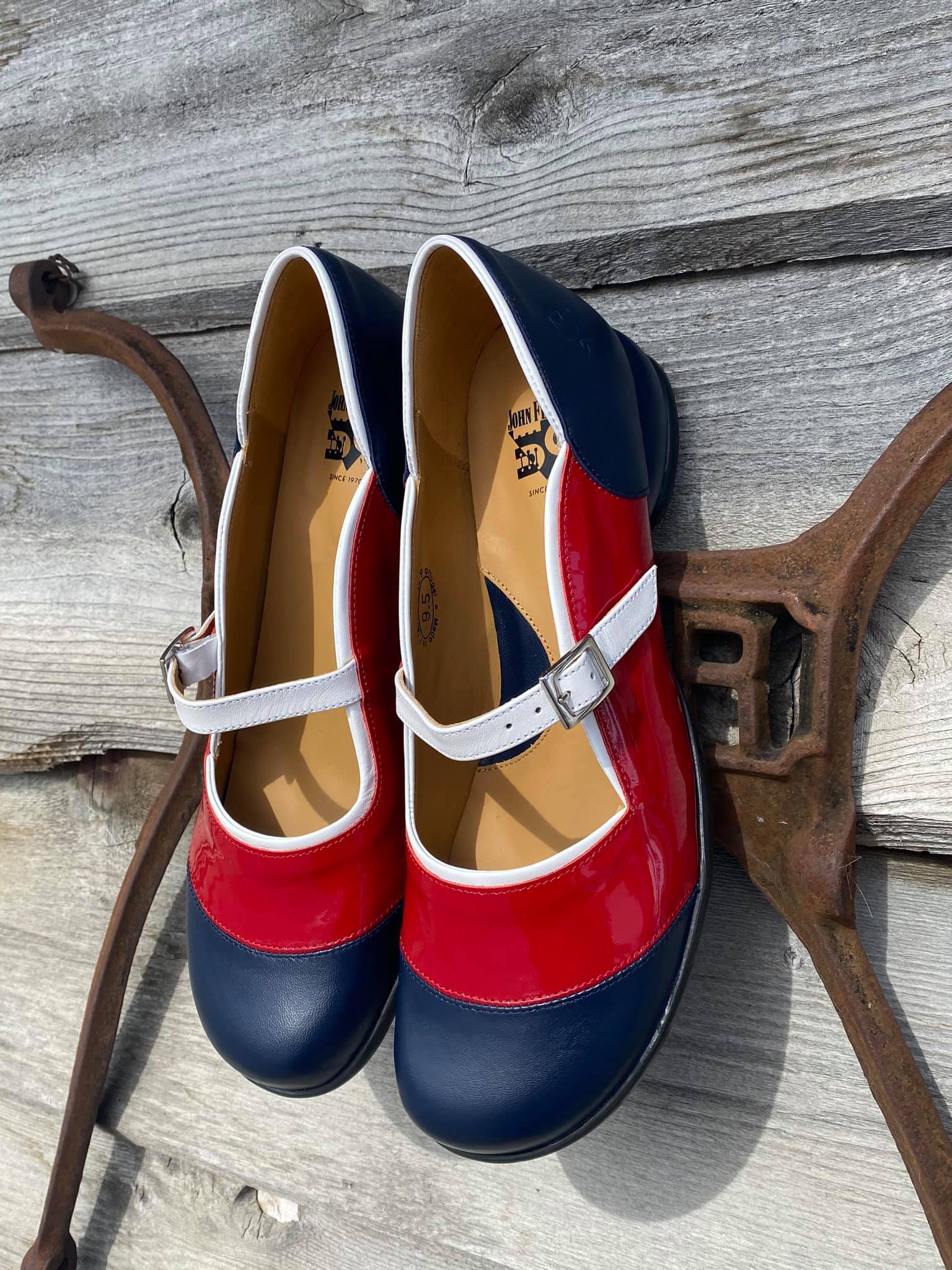 Fluevog Marina Raffia Eveline Street Custom