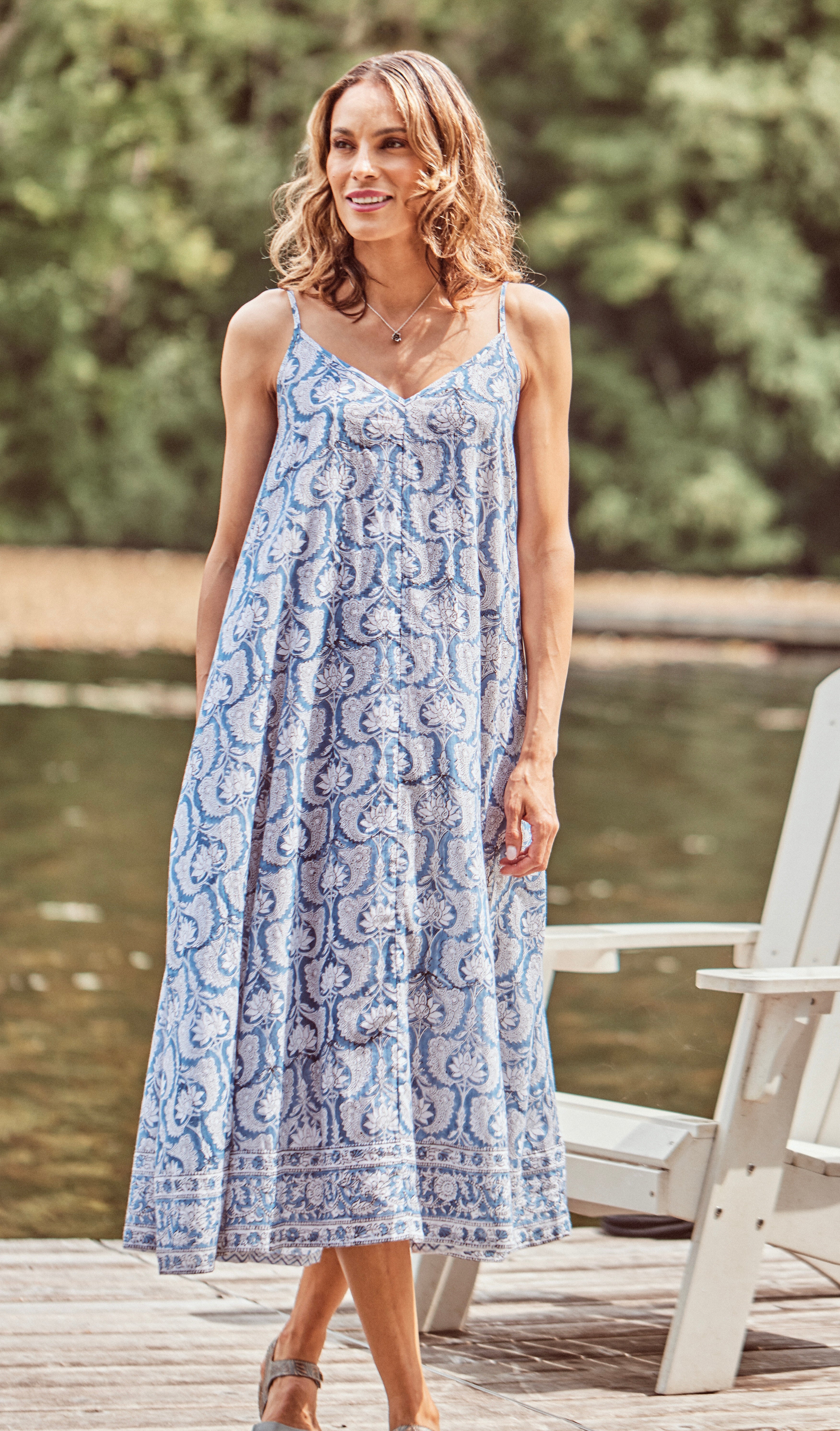 April Cornell Bali Blockprint Sundress