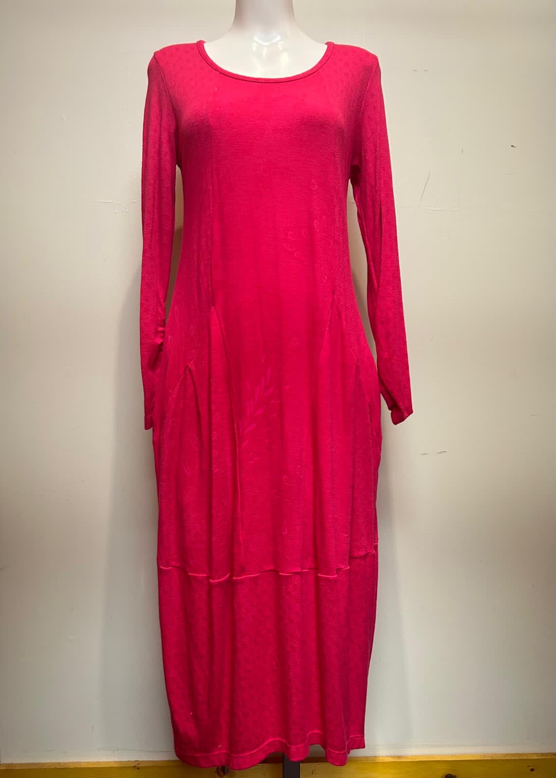 Valia Villanelle Dress Hot Pink Eveline Street Clothing Valia Villanelle Dress Hot Pink Eveline Street Clothing