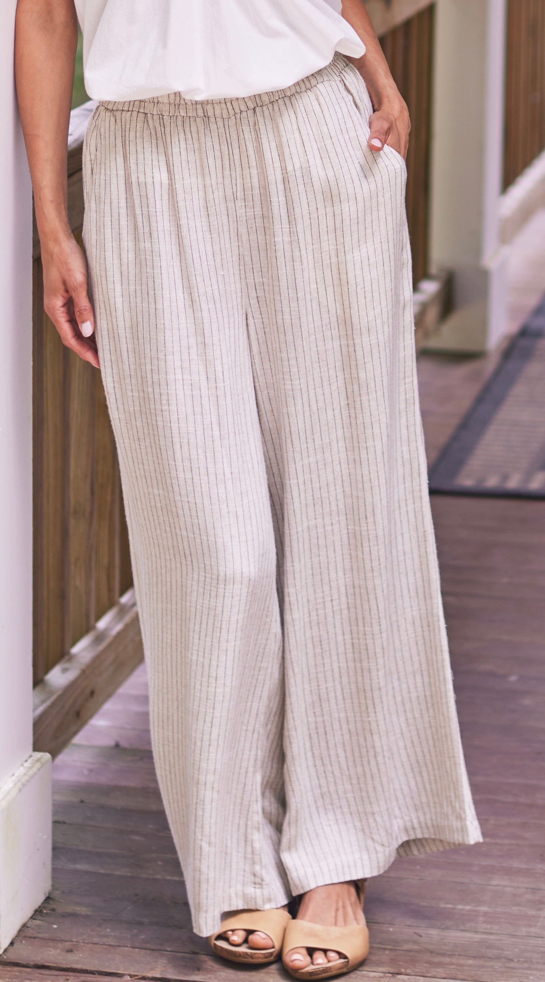 April Cornell Coastal Stripe Pant