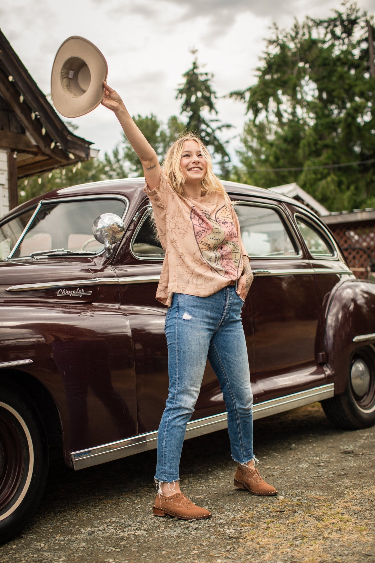 Market Of Stars-Map Of My Heart Luxe Tee