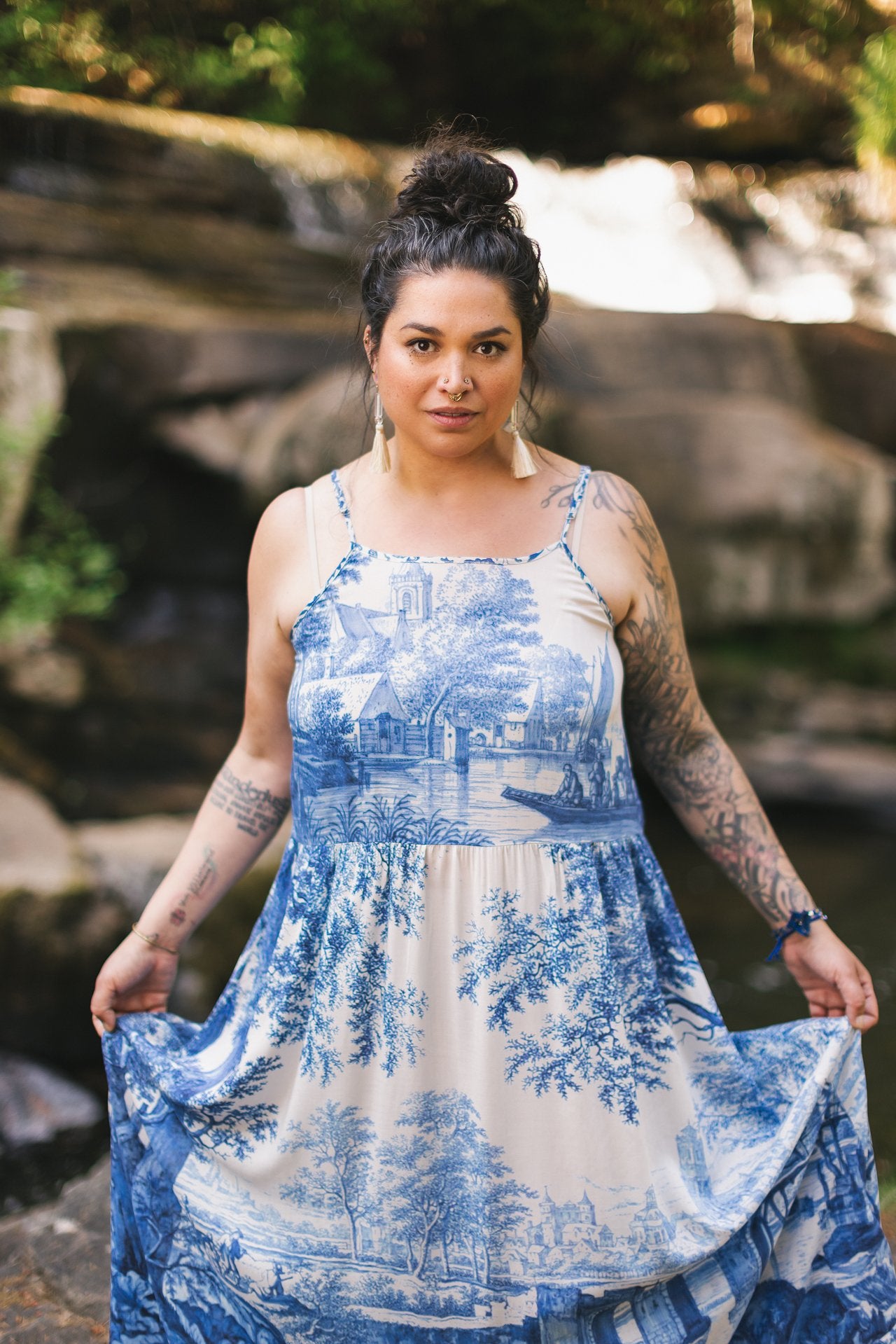 Market Of Stars-Let The Light In Bohème Slip Dress