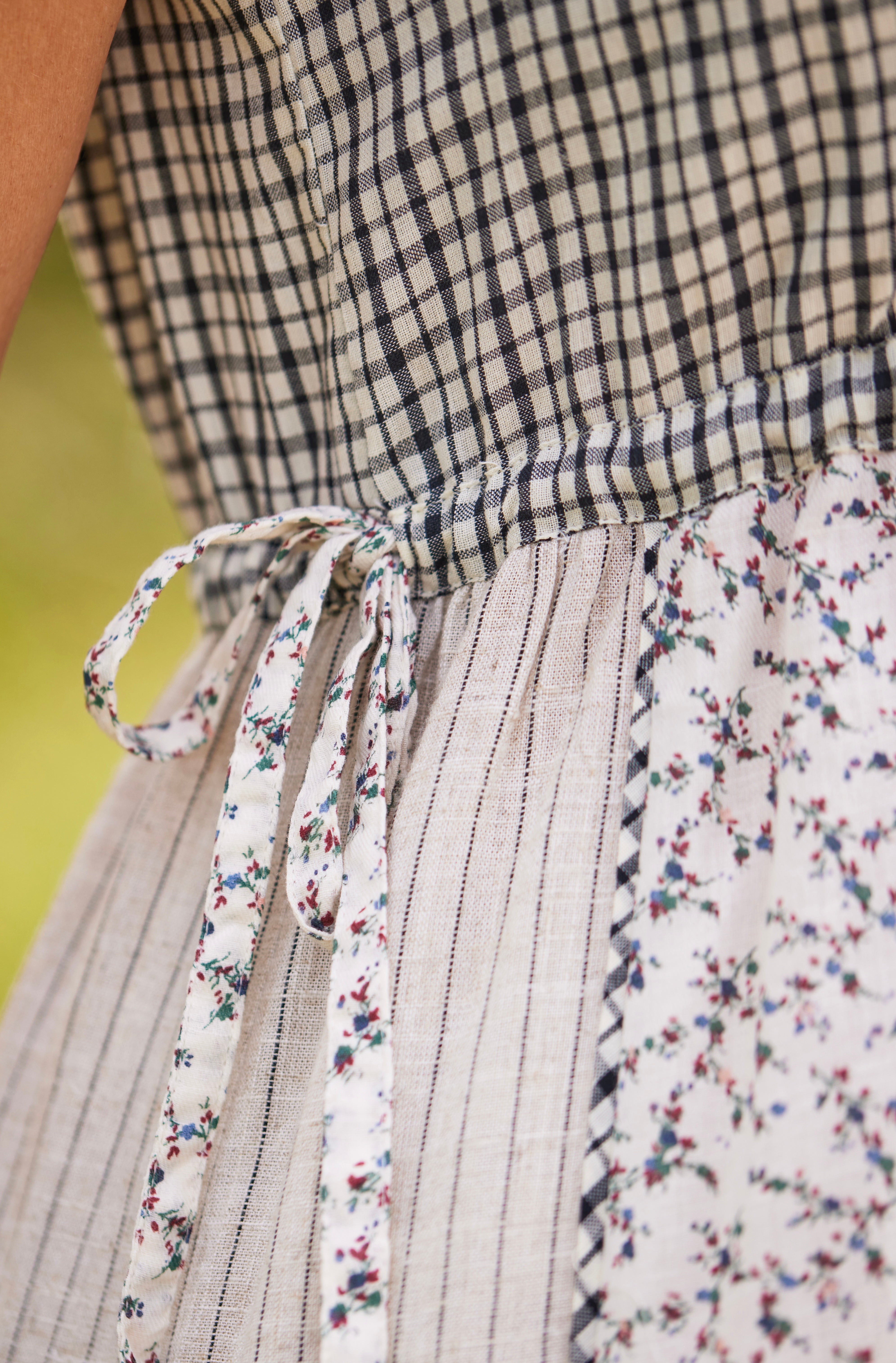 April Cornell Filigree Patchwork Dress XS-Plus Size