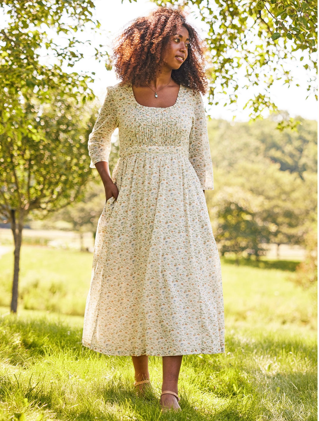 April Cornell Regency Poem Cotton Dress Plus Size April Cornell Regency Poem Cotton Dress Plus Size