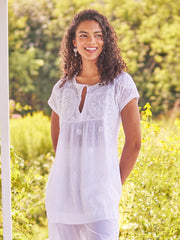 April Cornell Layla Swiss Dot Blouse