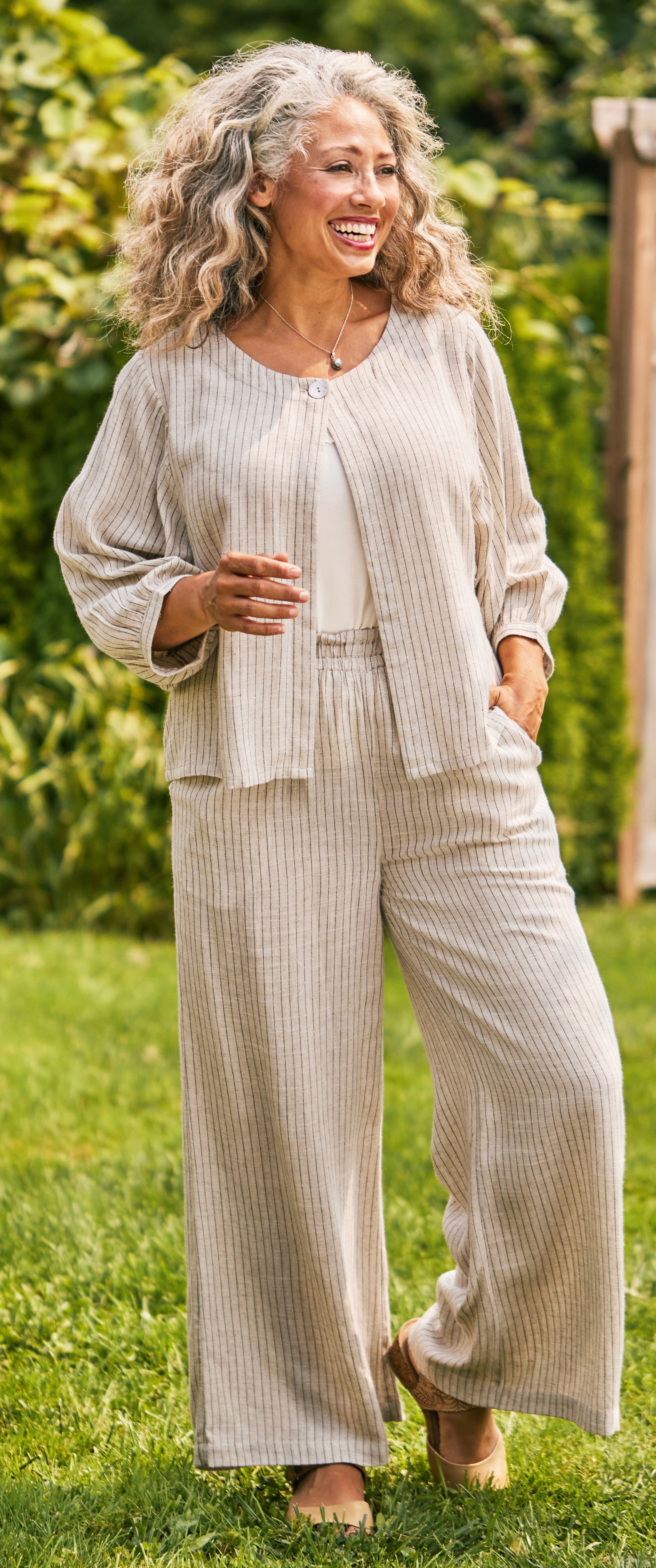 April Cornell Coastal Stripe Pant