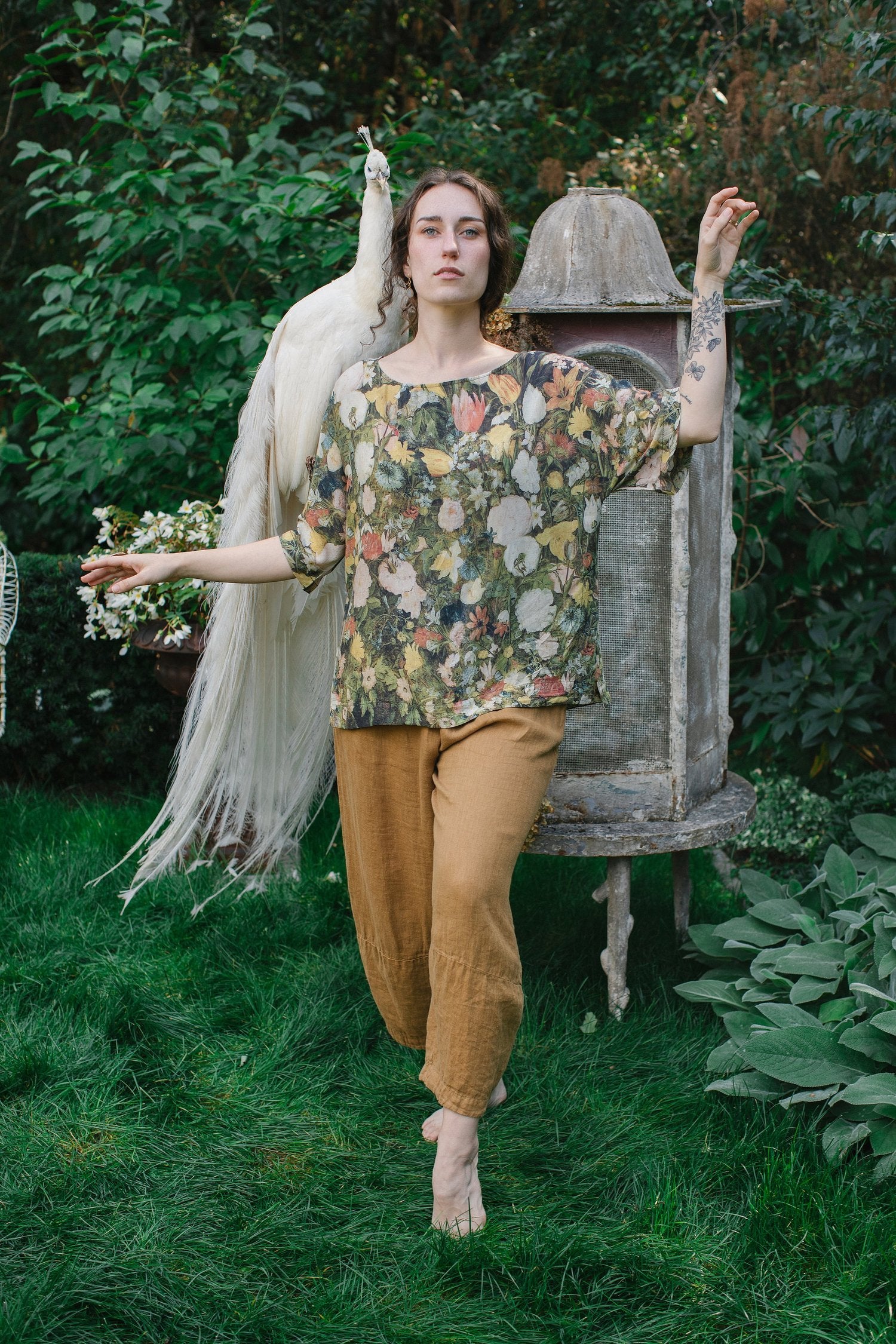 Market Of Stars-I Dream In Flowers Luxe Tee