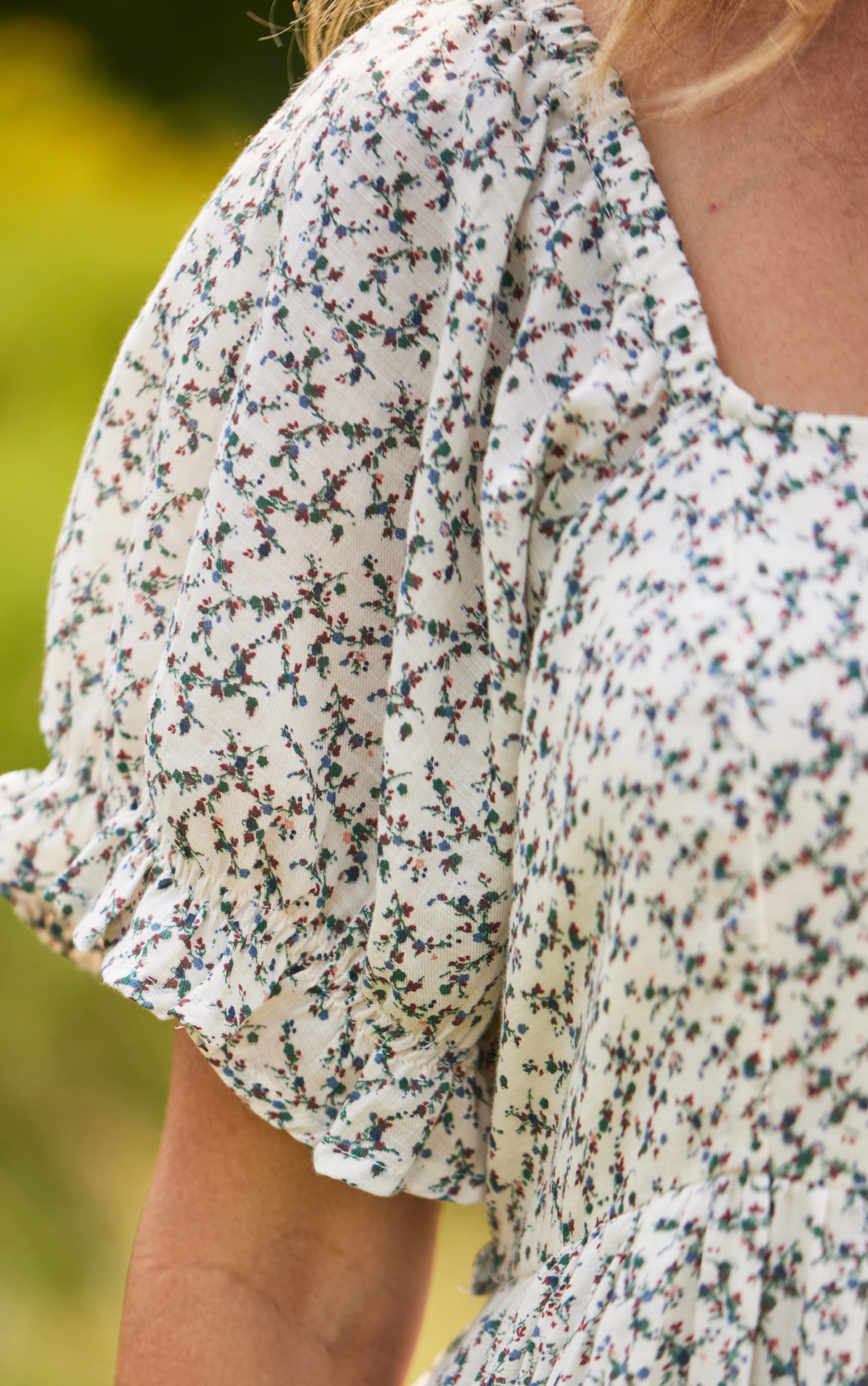 April Cornell Filigree Smocked Dress