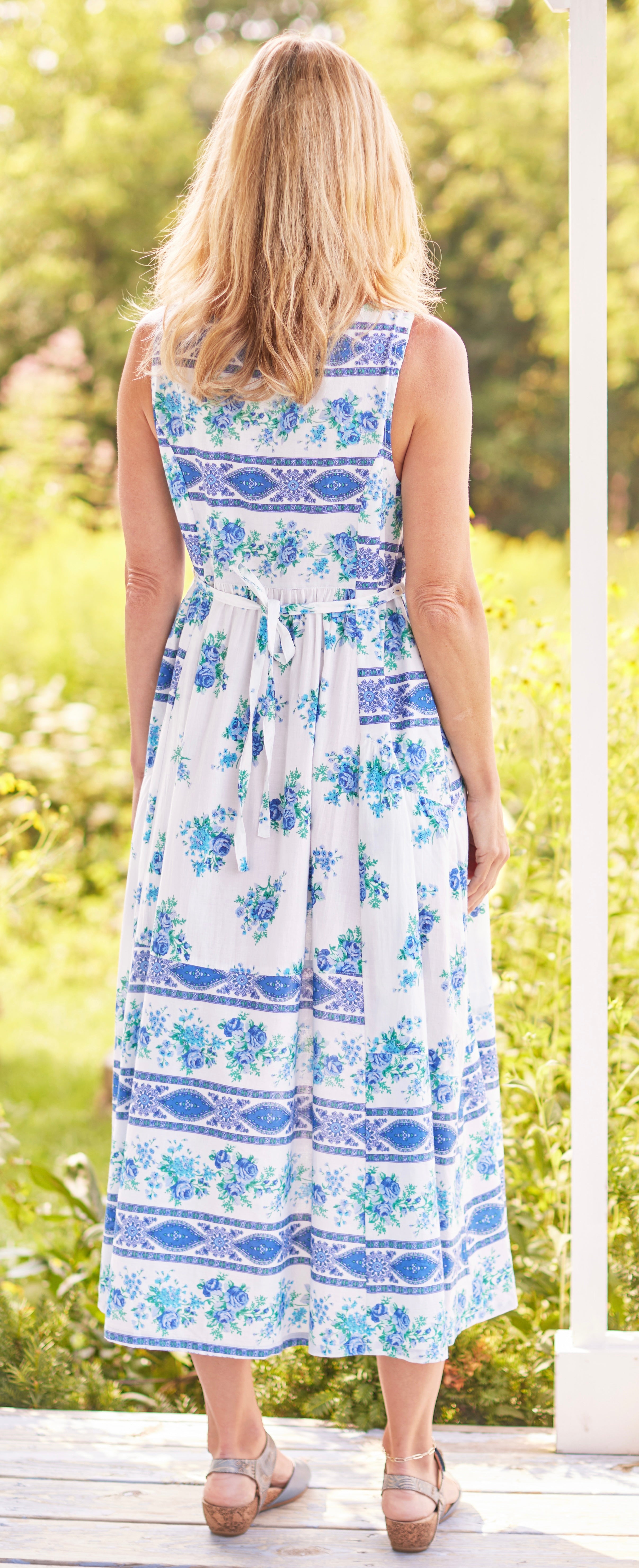 April Cornell Maritime Bouquet Sundress XS-Plus Size