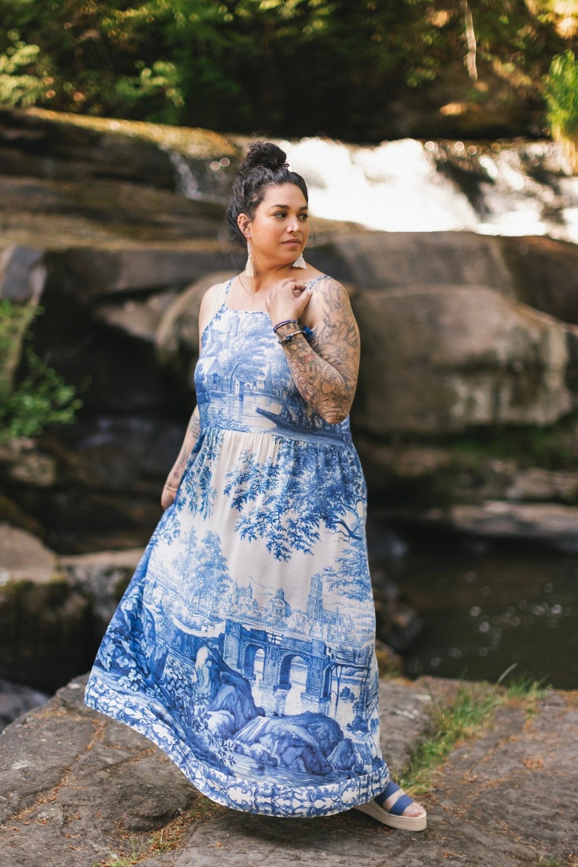 Market Of Stars-Let The Light In Bohème Slip Dress