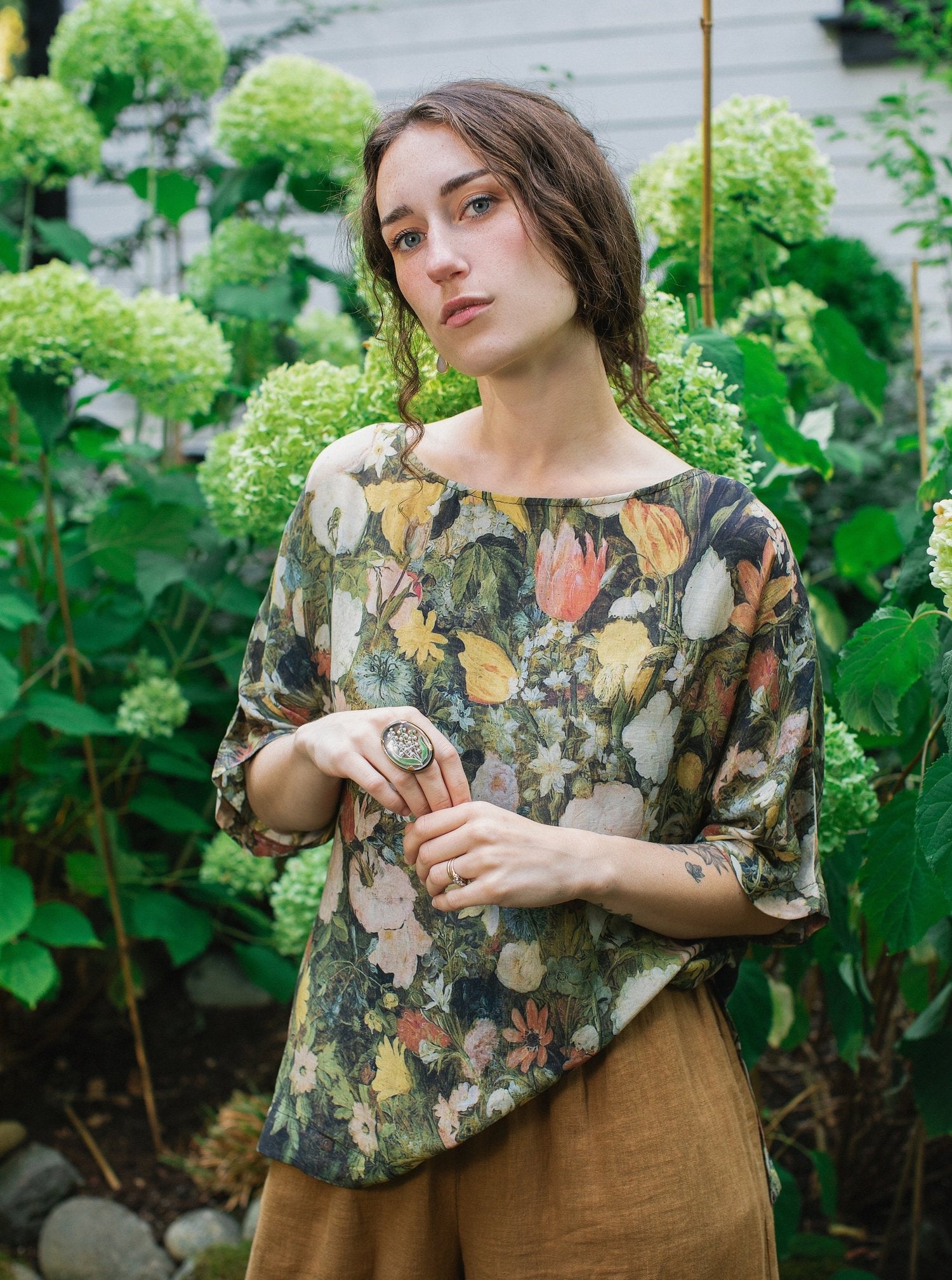 Market Of Stars-I Dream In Flowers Luxe Tee