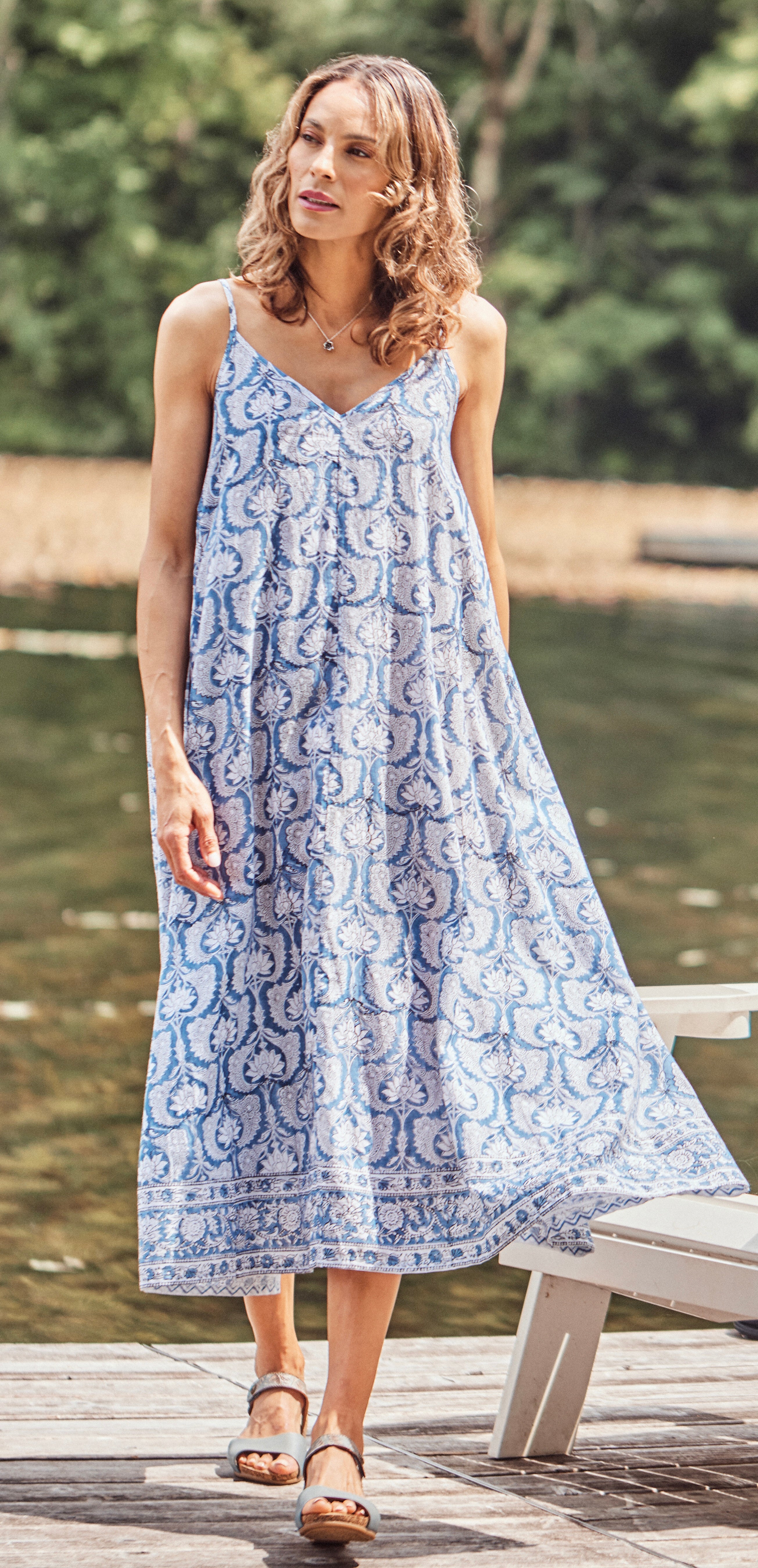 April Cornell Bali Blockprint Sundress