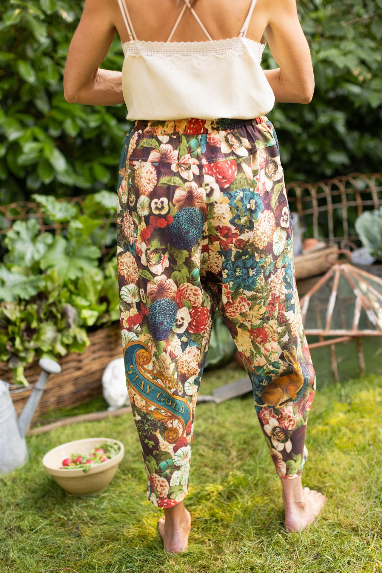 Market Of Stars-Stay Gold Ankle Pants