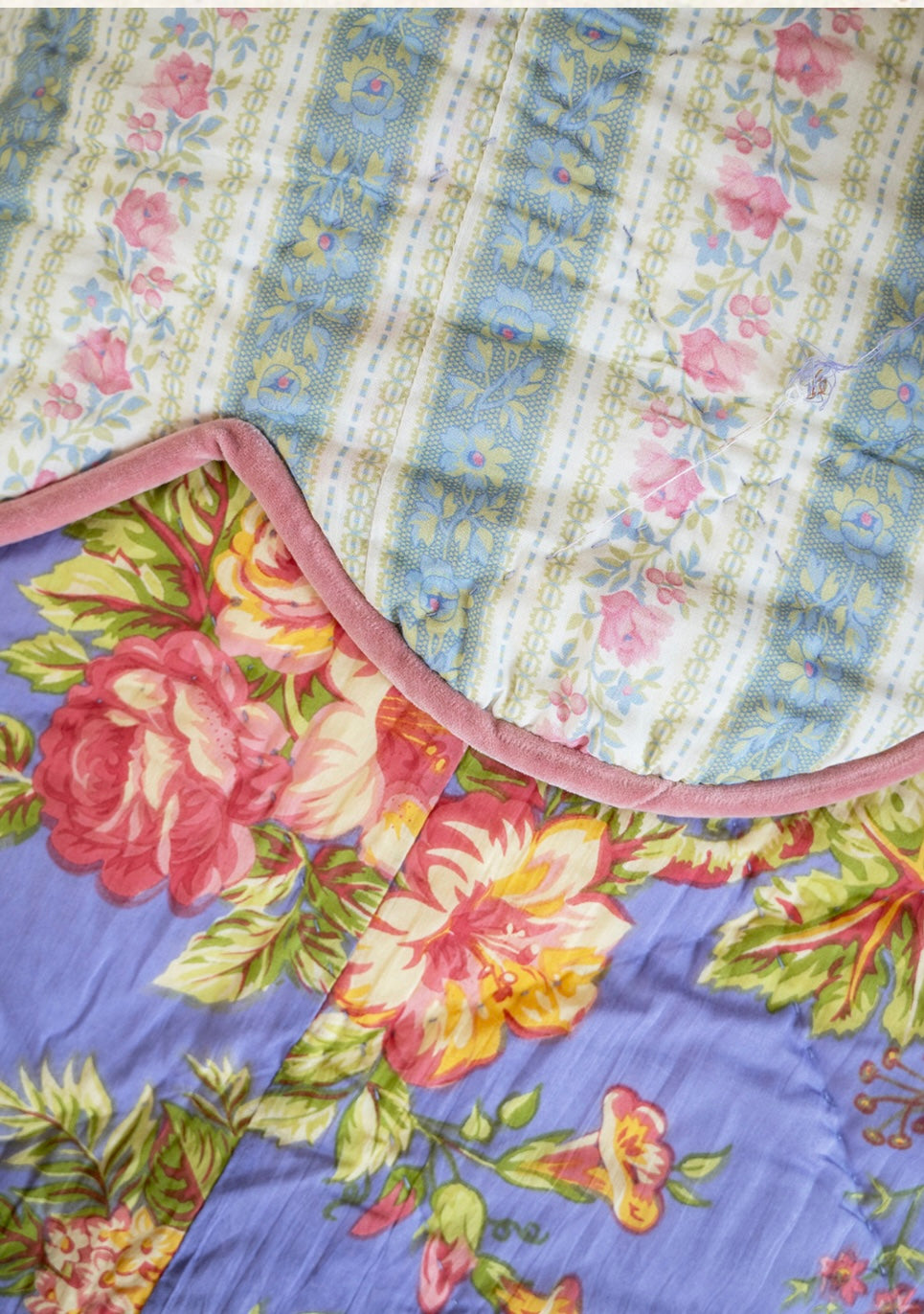 April Cornell Rosemary Throw Periwinkle
