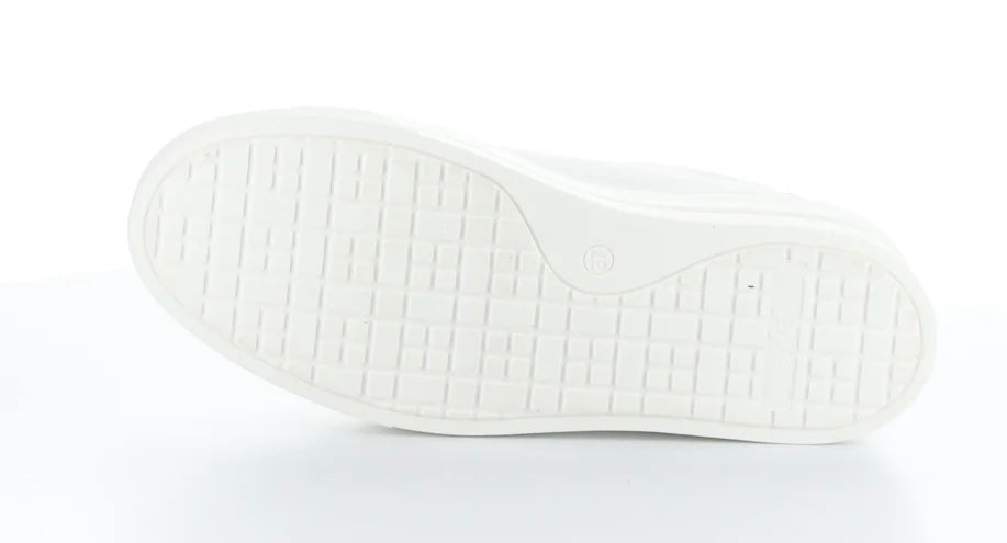 Bos & Co Maya White Leather Sneaker
