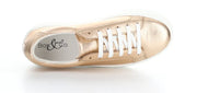 Bos & Co Maya Gold Leather Sneaker