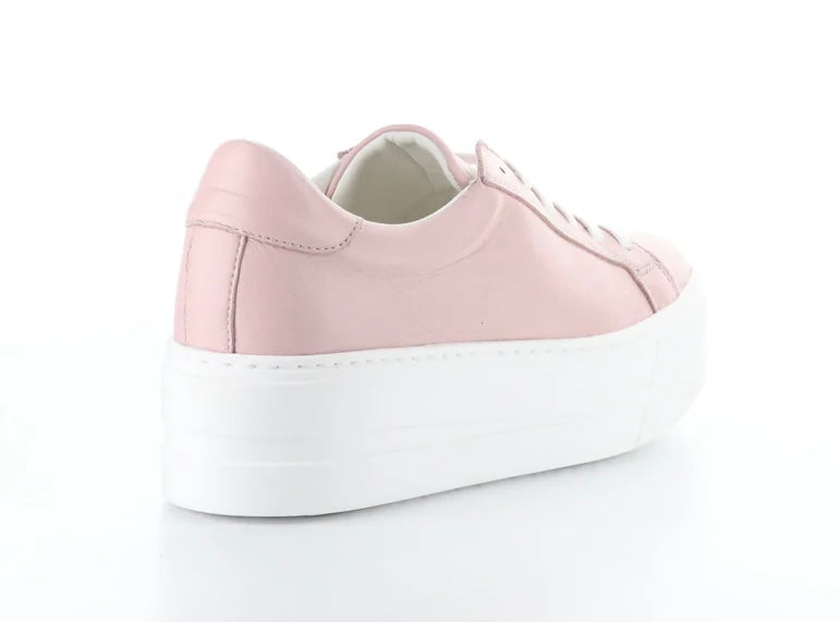 Bos & Co Maya Pink Leather Sneaker