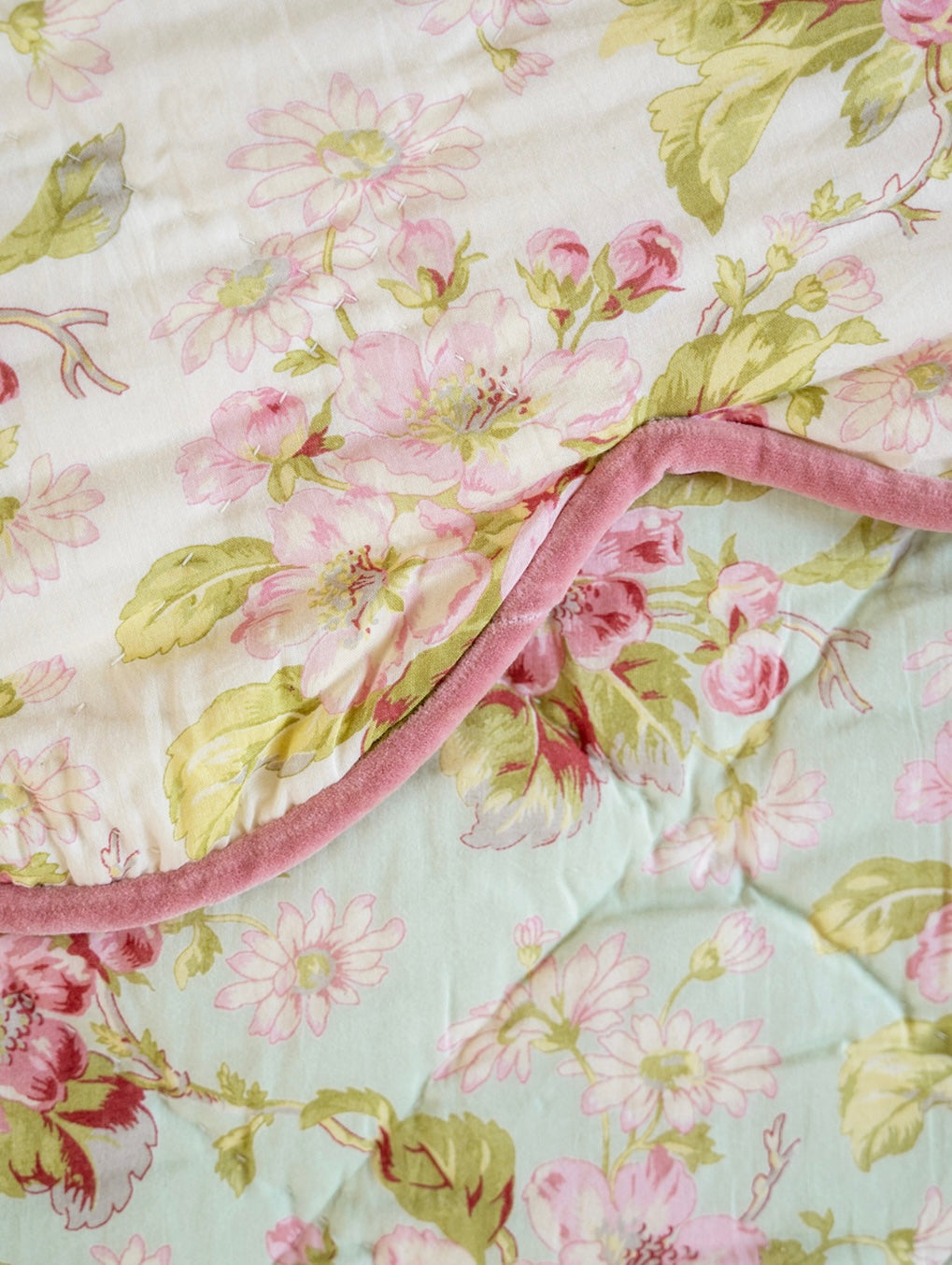 April Cornell Apple Blossom Quilt King