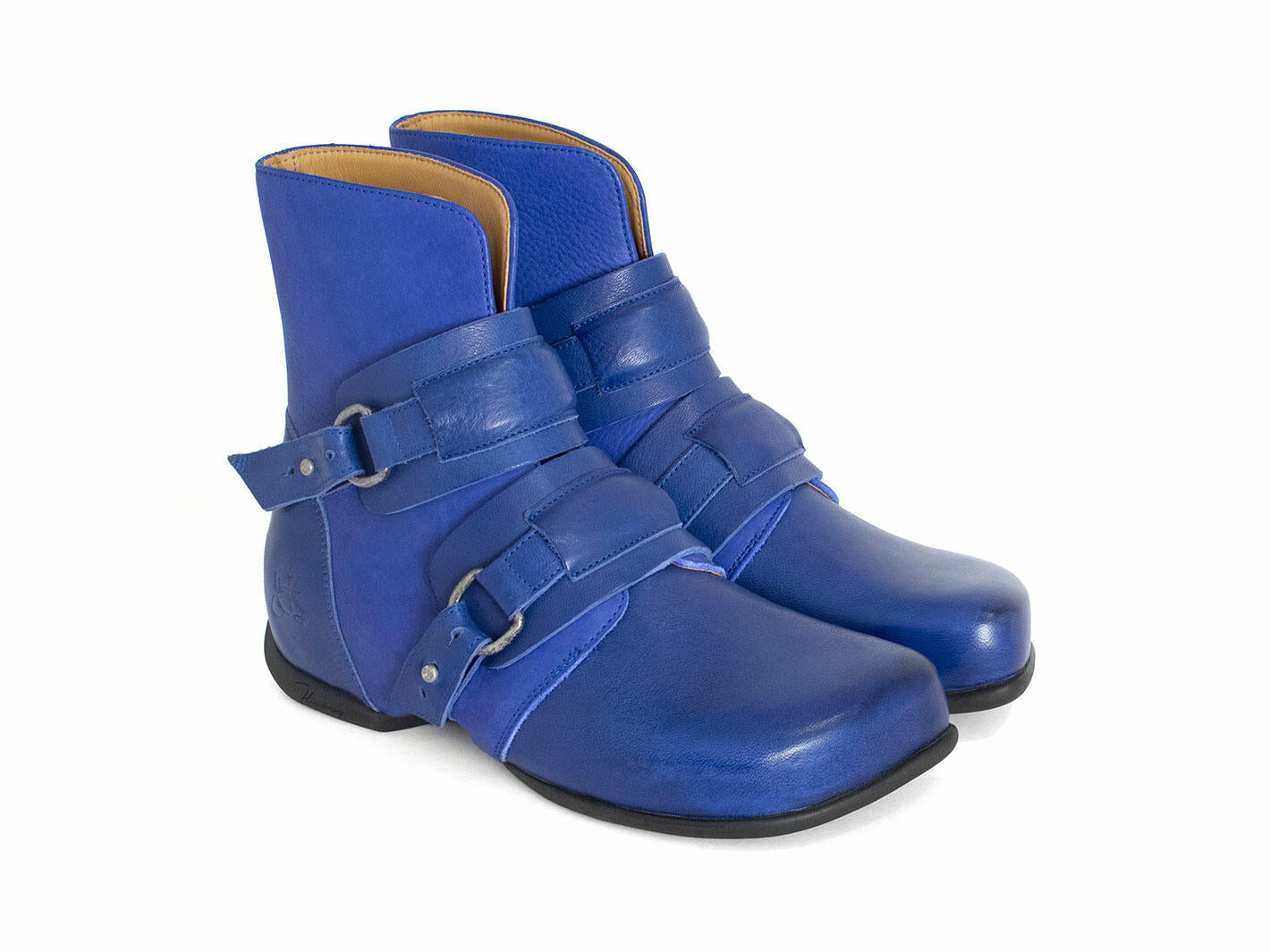 Fluevog Ethel Ankle Boots Blue