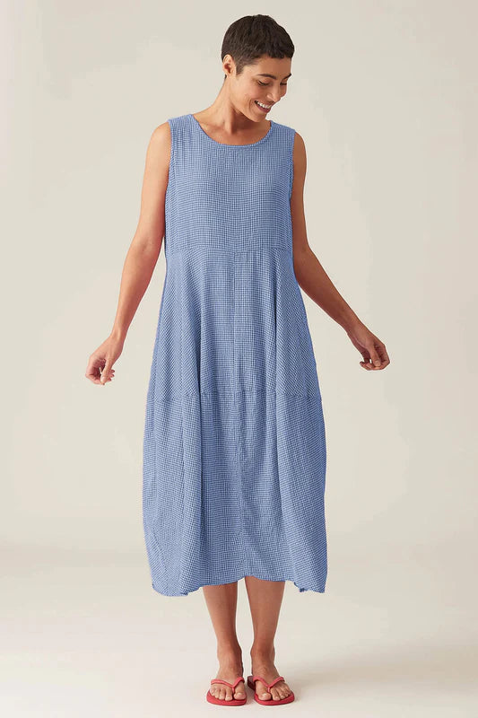Cut Loose Bubble Dress Blue Gingham – Eveline Street Clothing