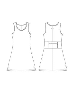 Nuu-Muu Lemongrass Scoop Neck Pocket