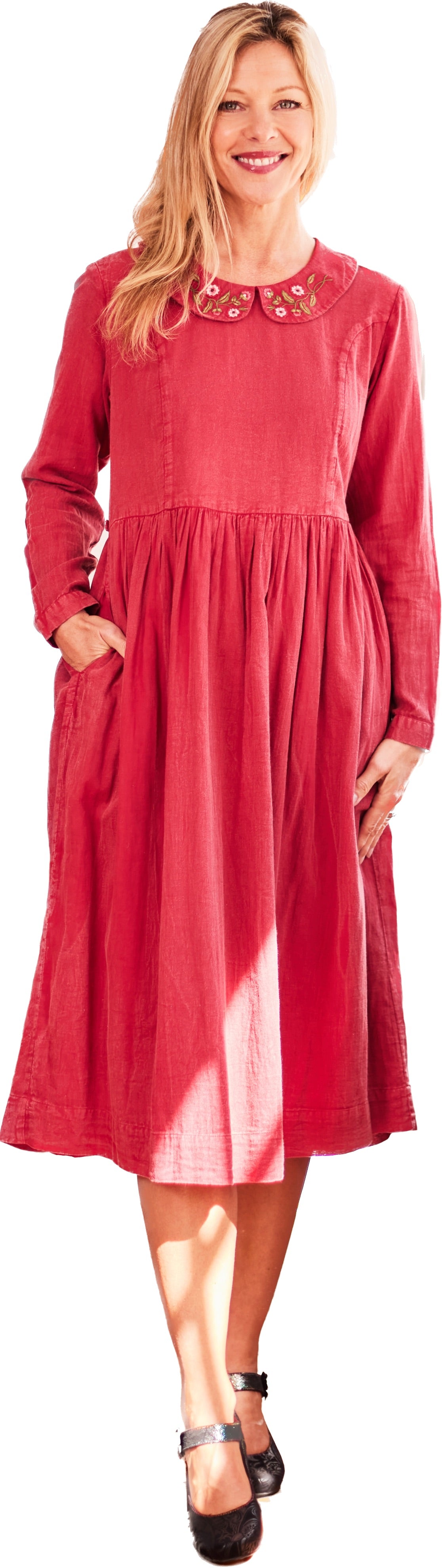 April Cornell Cranberry Dress – Eveline Street Clothing