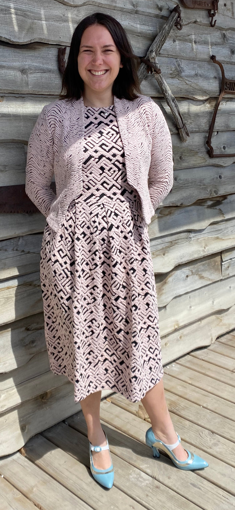 Eveline Street Ponte Fit & Flare