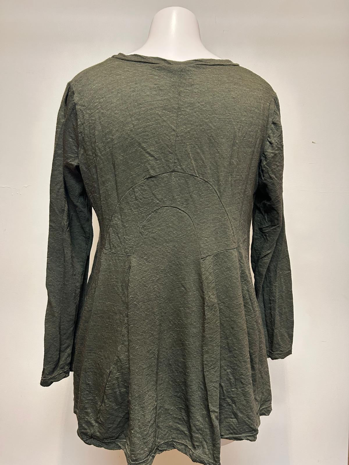 Valia Bell Tunic Olive