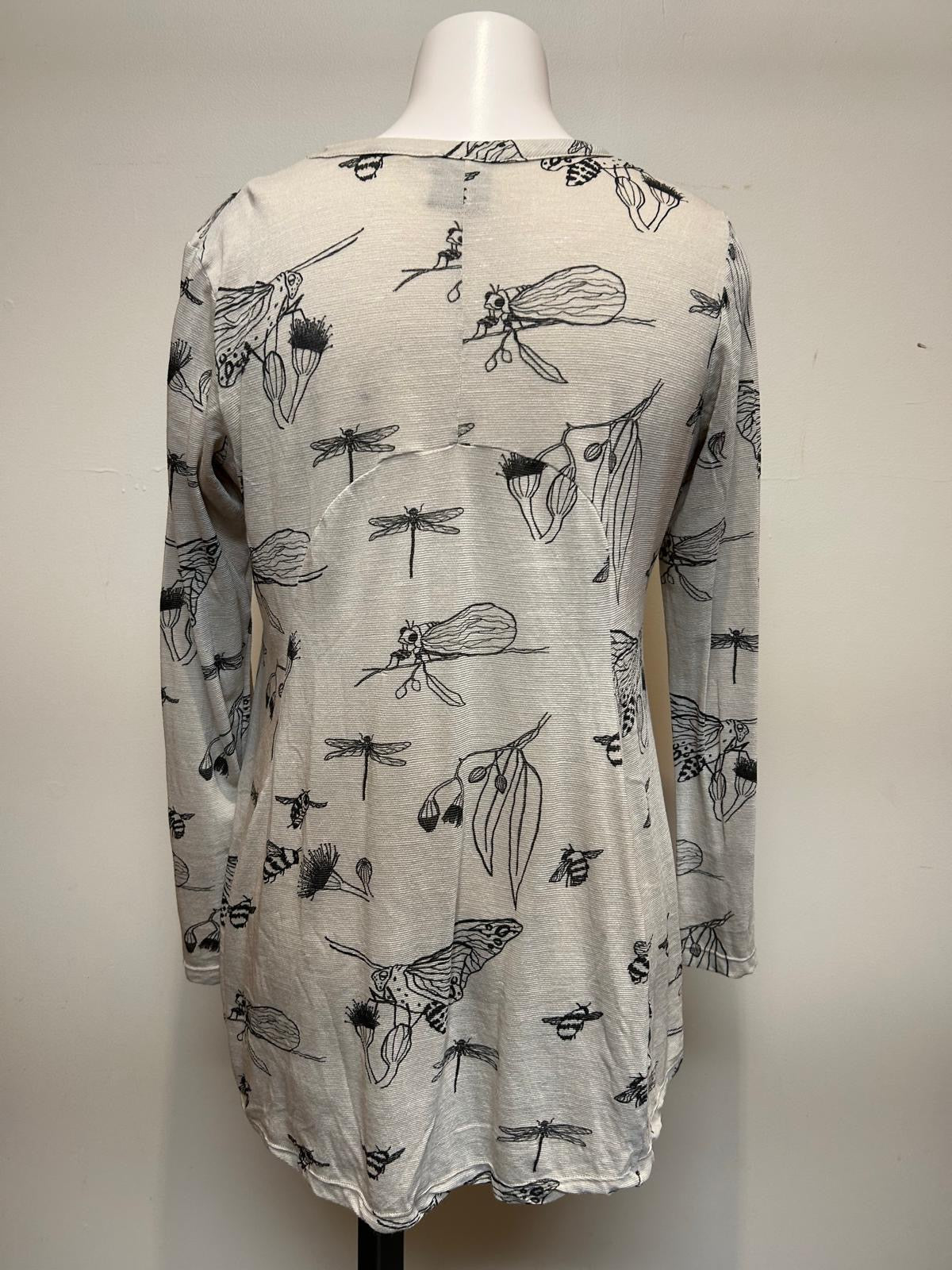 Valia Australia Clothing Butterfly Tunic Stone