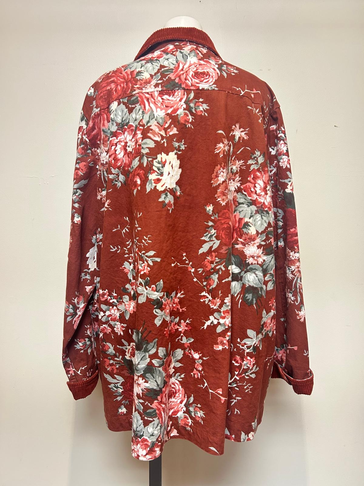 April Cornell Woodland Rose Woman’s Cotton Jacket Plus Size