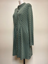 Load image into Gallery viewer, Valia Polka Dot Dixie Coat Sage/Blue
