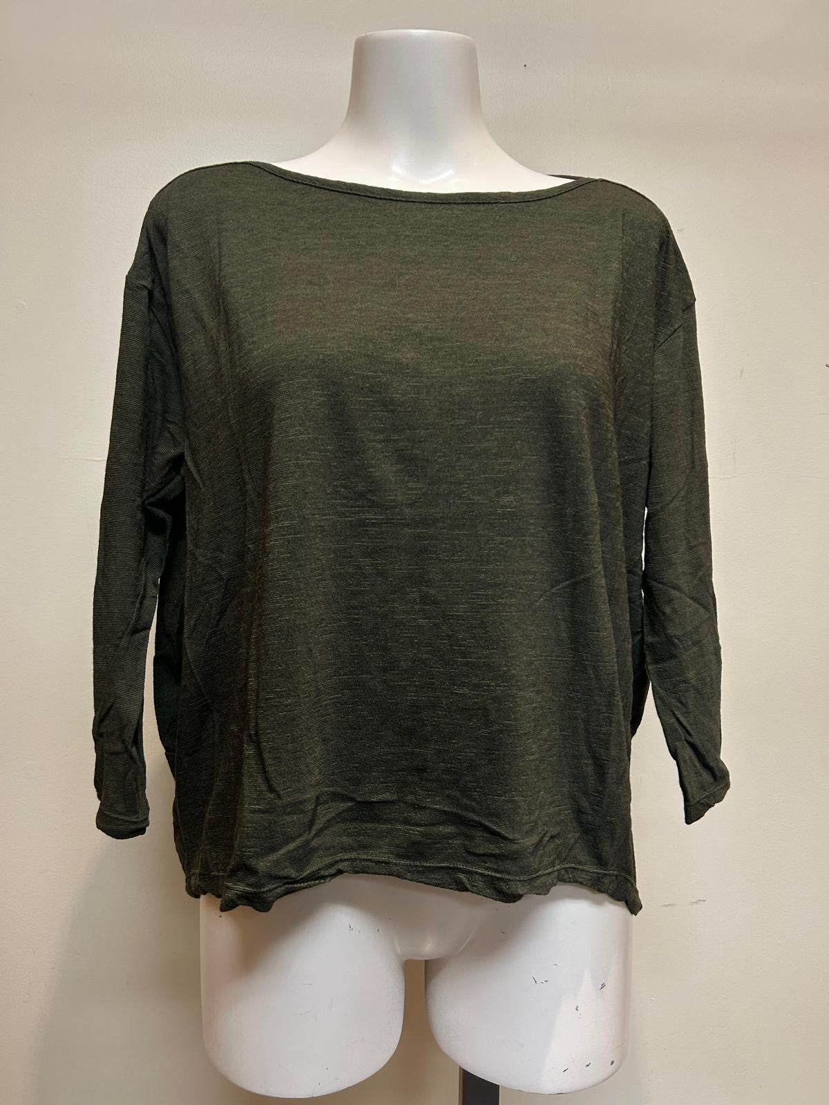 Valia V Merino Tunic Olive