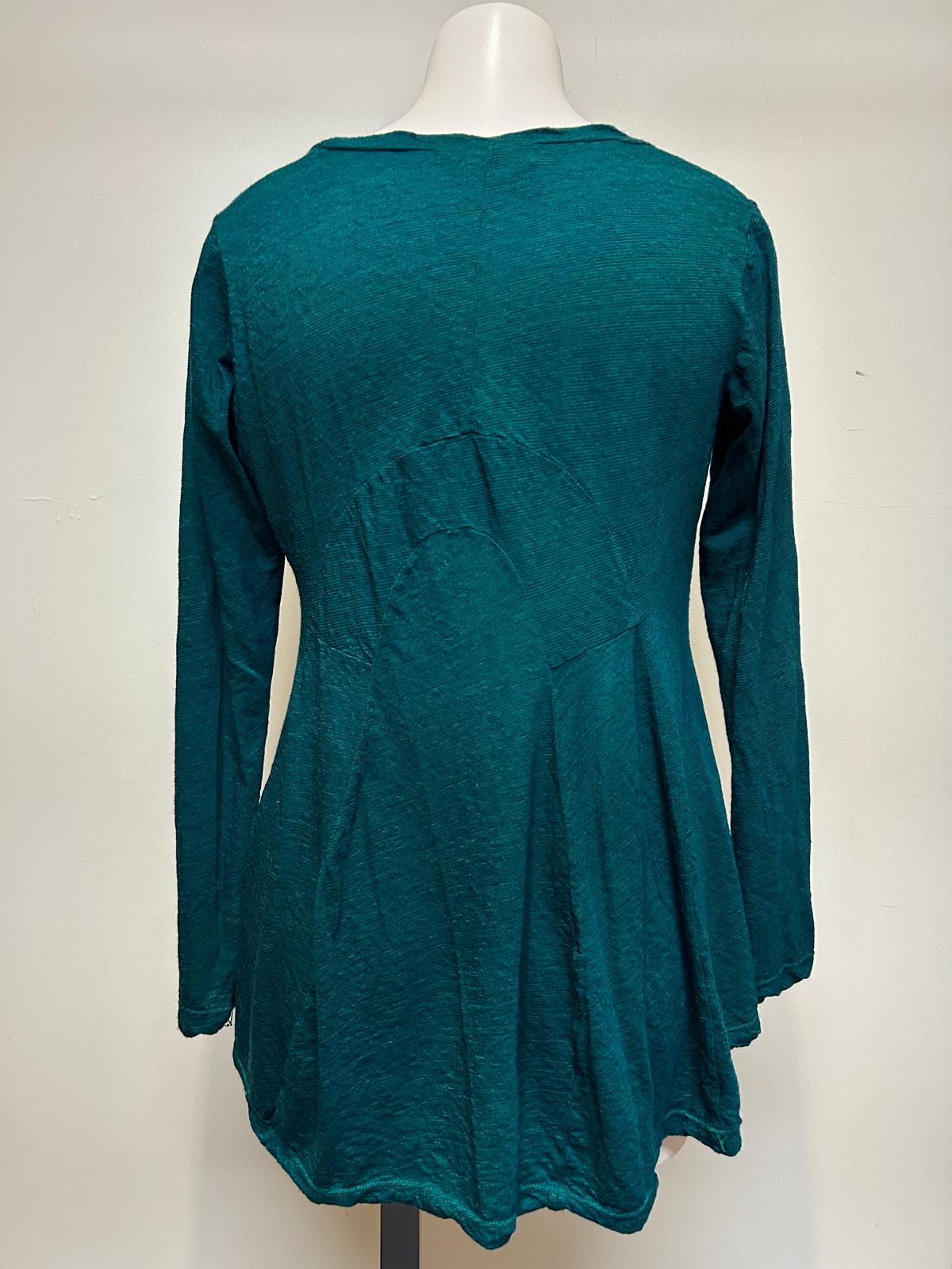 Valia Bell Tunic Emerald