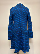 Load image into Gallery viewer, Valia Polka Dot Dixie Coat Electric Blue
