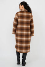 Load image into Gallery viewer, Blue Sky Bronwyn Coat Cinnamon Boiled Wool
