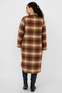 Blue Sky Bronwyn Coat Cinnamon Boiled Wool