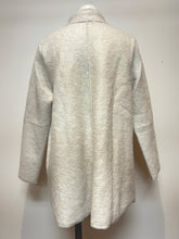 Load image into Gallery viewer, Cut Loose Boiled Wool Long Zipped Jacket Cream
