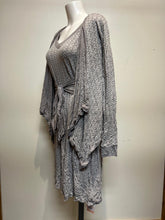 Load image into Gallery viewer, Metalicus Merino Anya Dress-Taupe Tie Front or Tie Back (cardigan sold separately)
