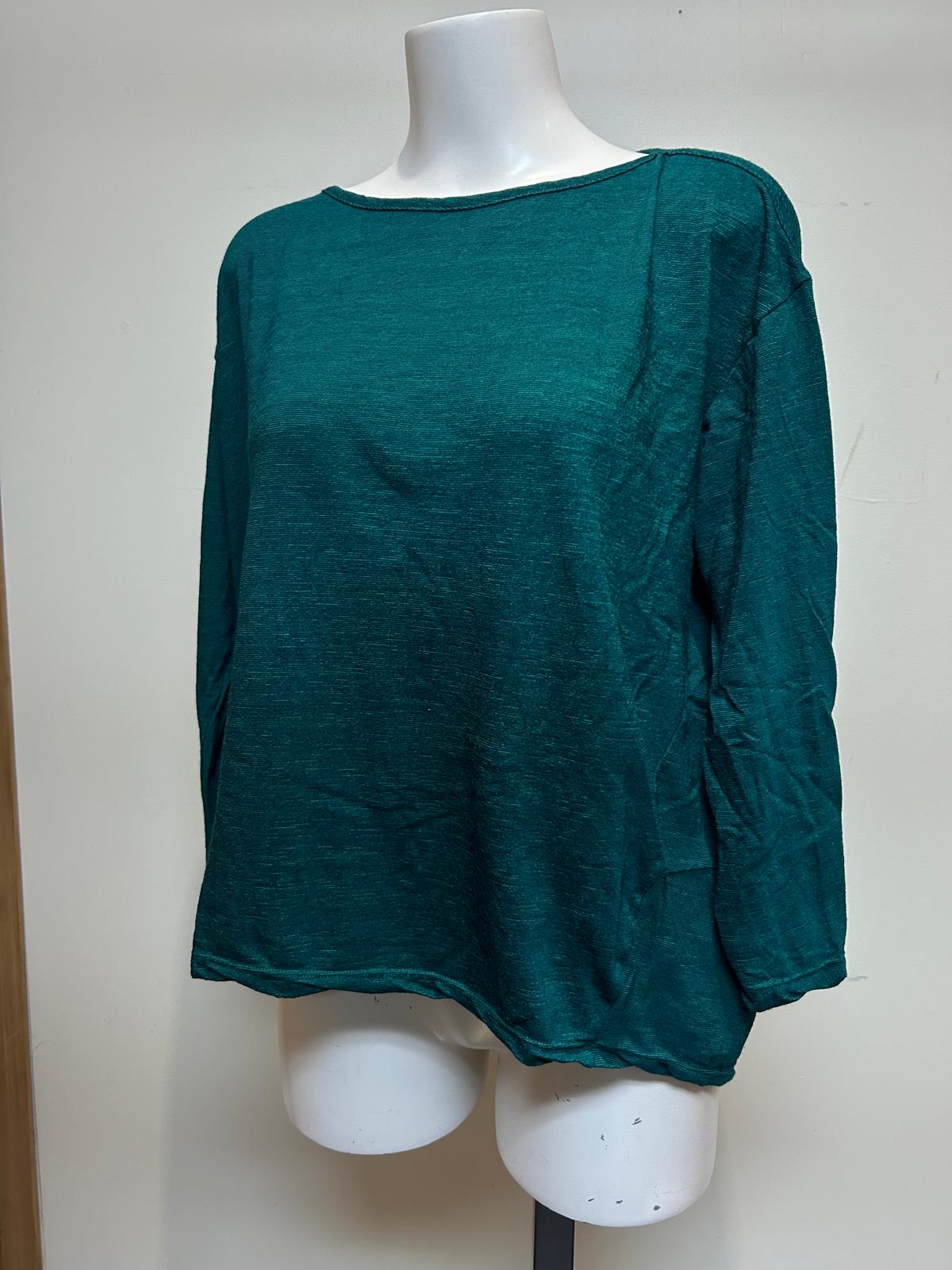 Valia V Merino Tunic Teal