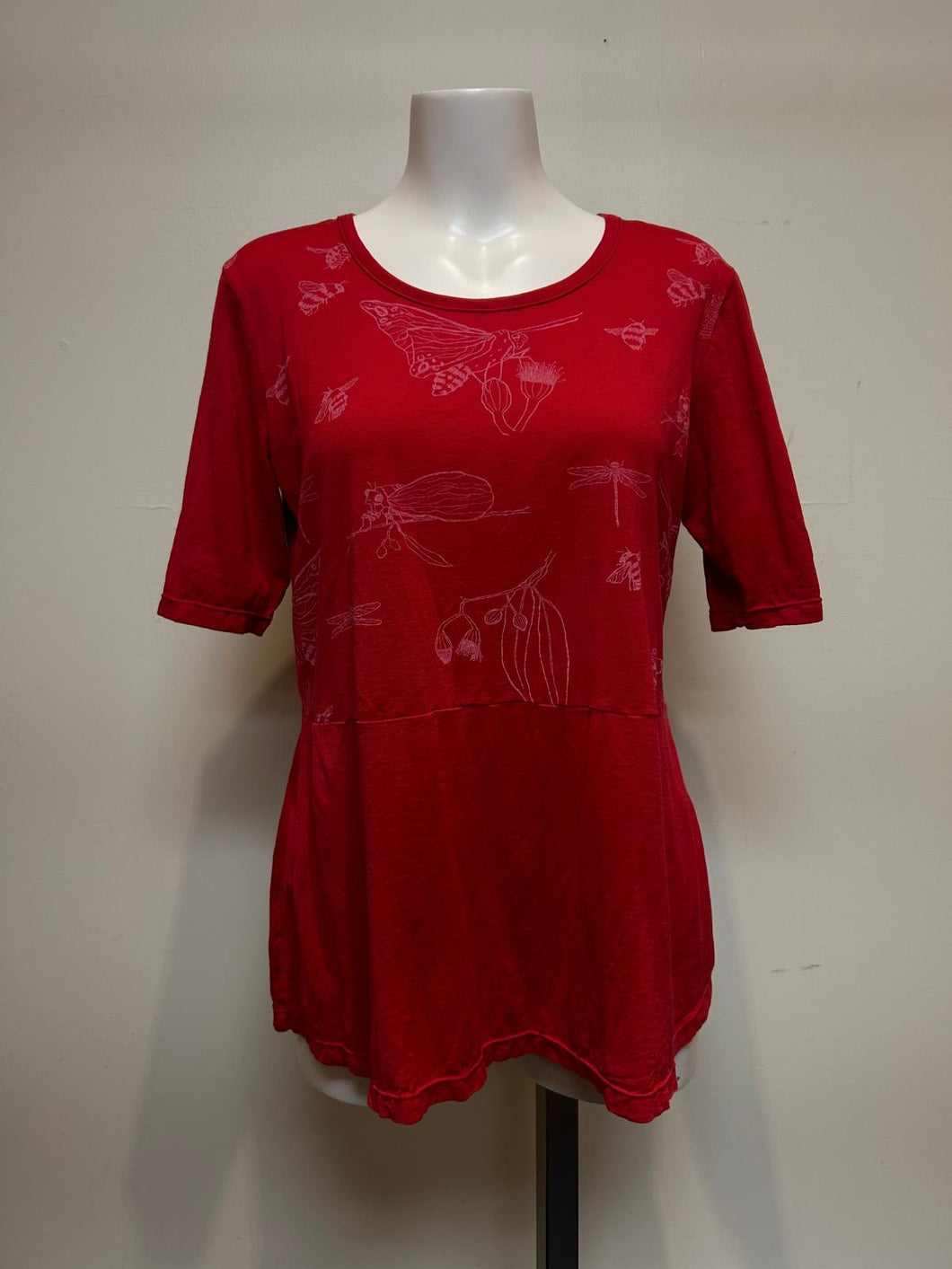 Valia Botanical Garden Tee Red