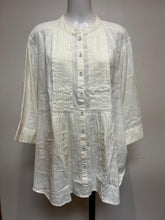 Load image into Gallery viewer, April Cornell Catherine Tunic With Tabs Plus Size
