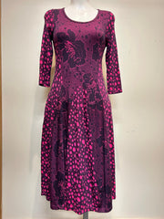 Valia Miss Foxy Dress Plum/Hot Pink