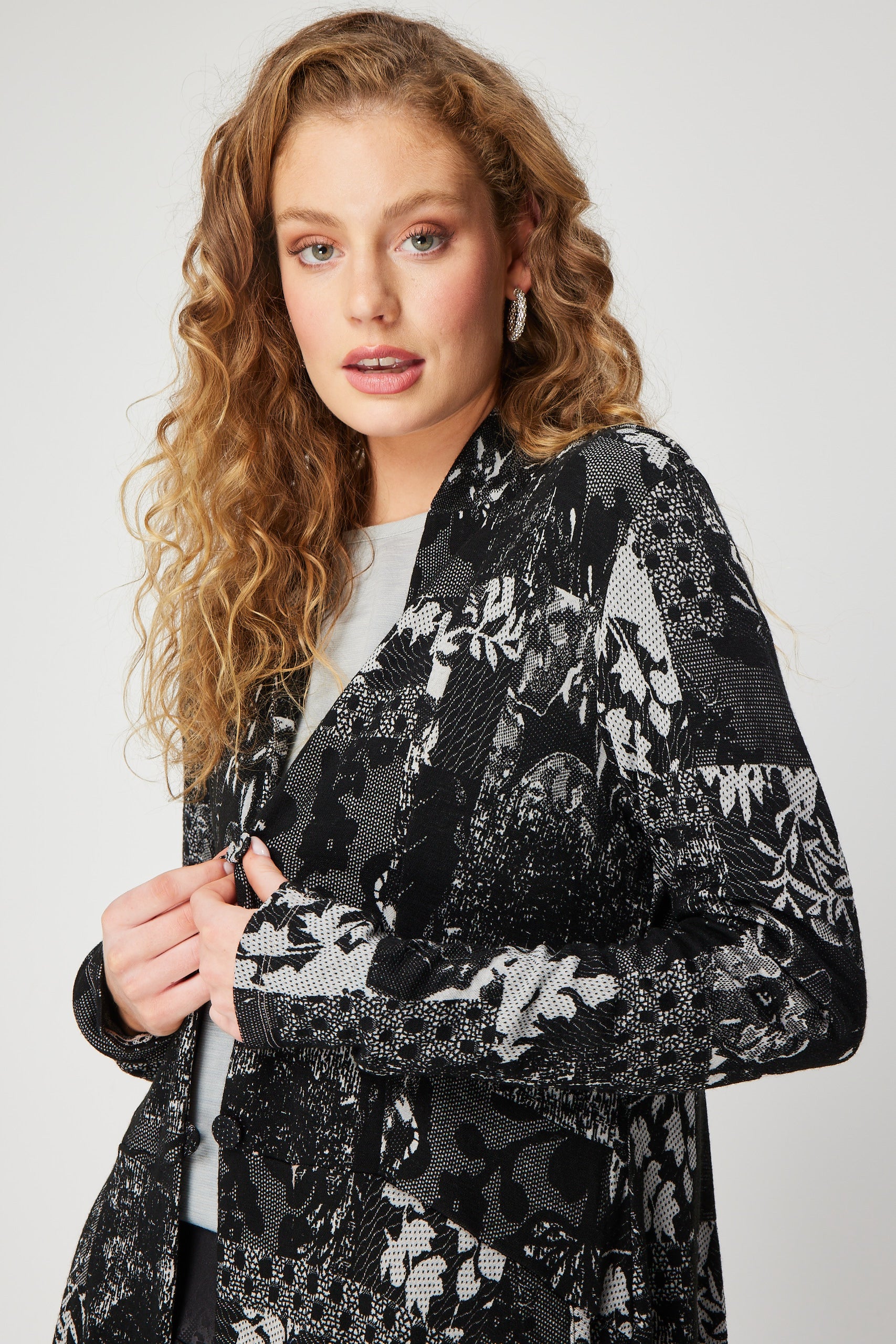 Valia Rosalee Jacket Black/taupe