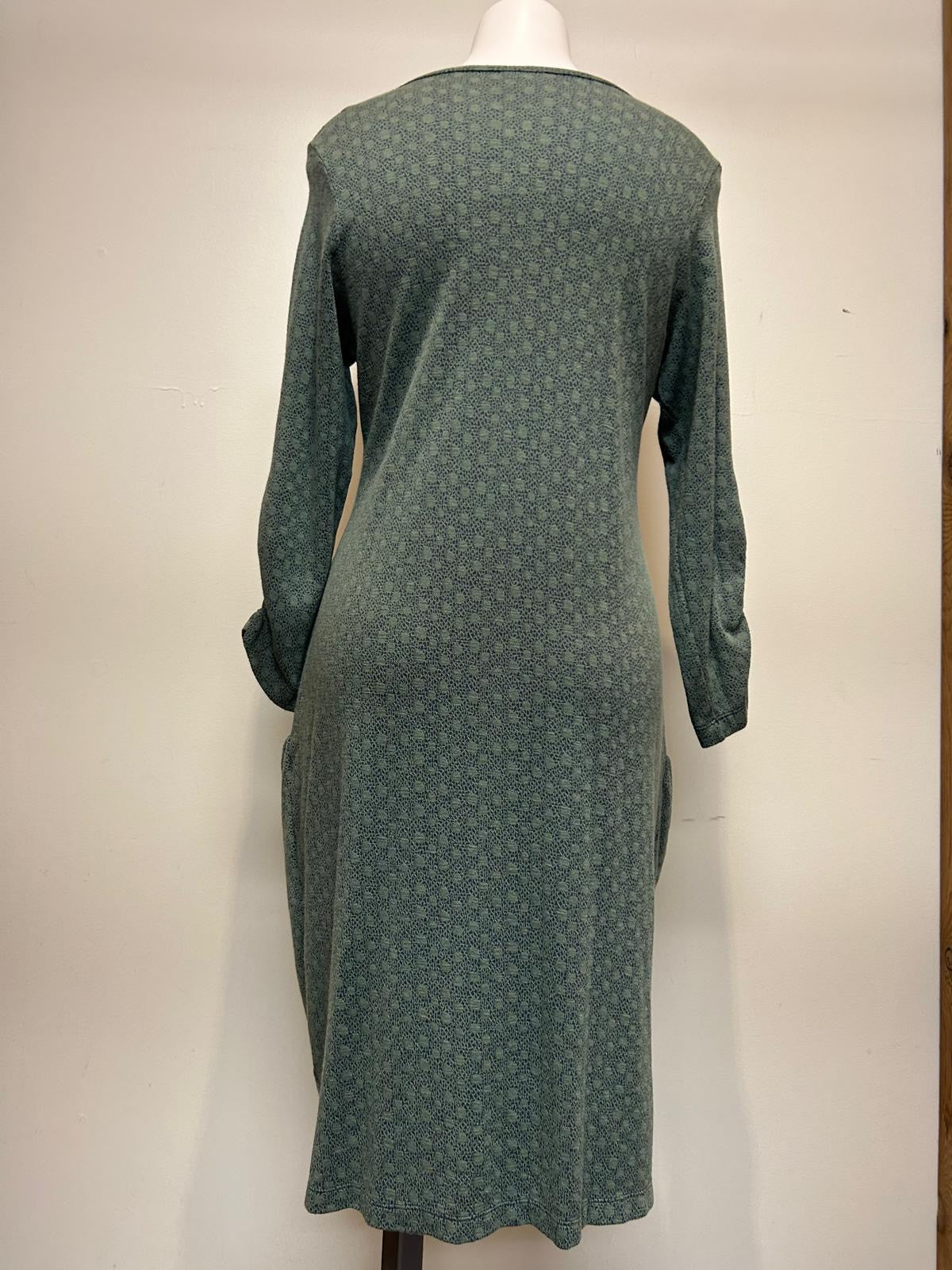 Valia Full Moon Dress Sage Green Super Deep Pockets