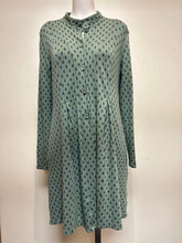 Load image into Gallery viewer, Valia Polka Dot Dixie Coat Sage/Blue
