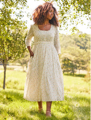 April Cornell Regency Poem Cotton Dress Plus Size