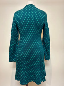 Valia Polka Dot Dixie Coat Emerald