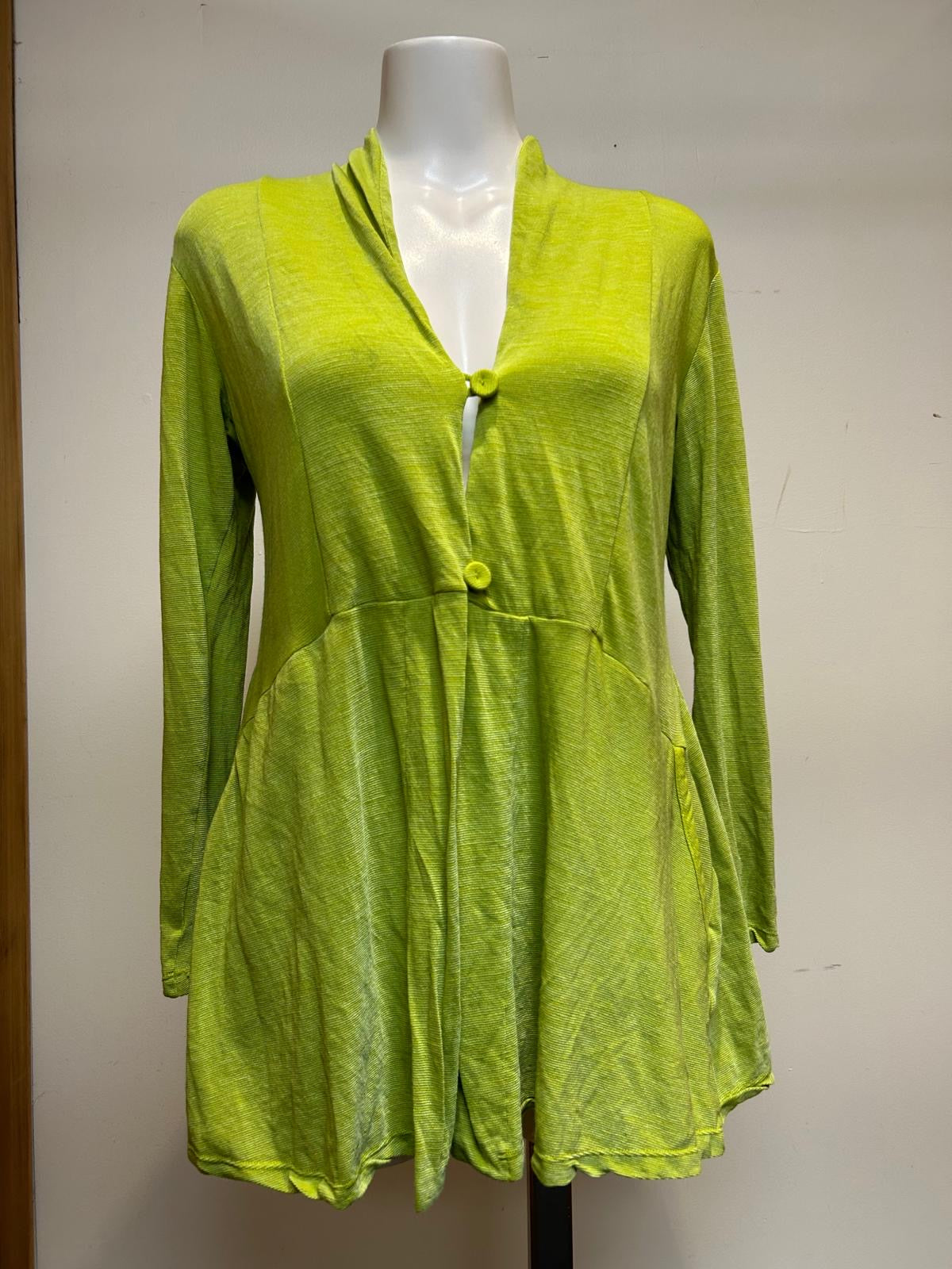 Valia Clothing Ultra Soft Merino Blazer Lime