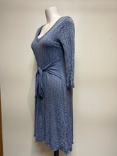 Load image into Gallery viewer, Metalicus Merino Anya Dress-Denim Blue Tie Front or Tie Back
