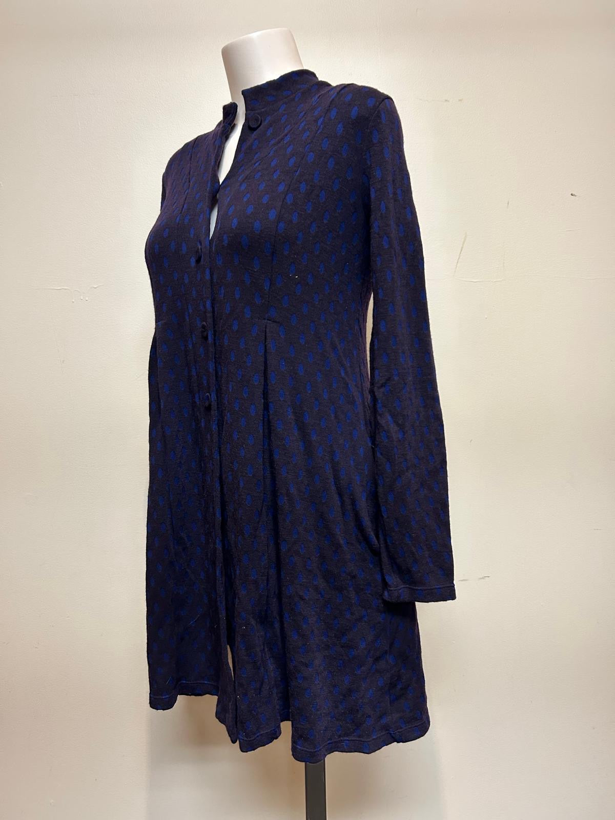 Valia Polka Dot Dixie Coat Purple/Fig